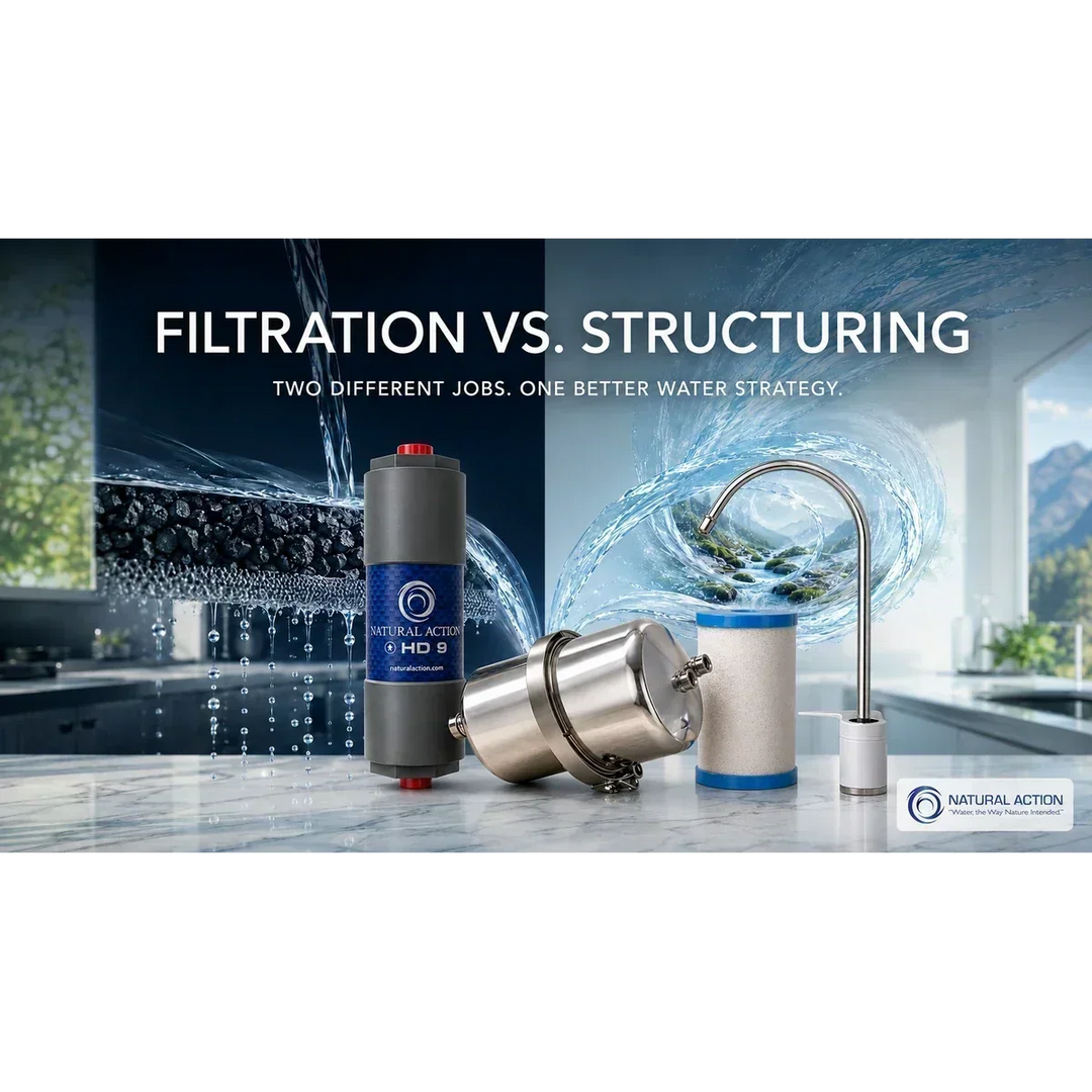 Water Filtration vs. Structured Water: The Difference