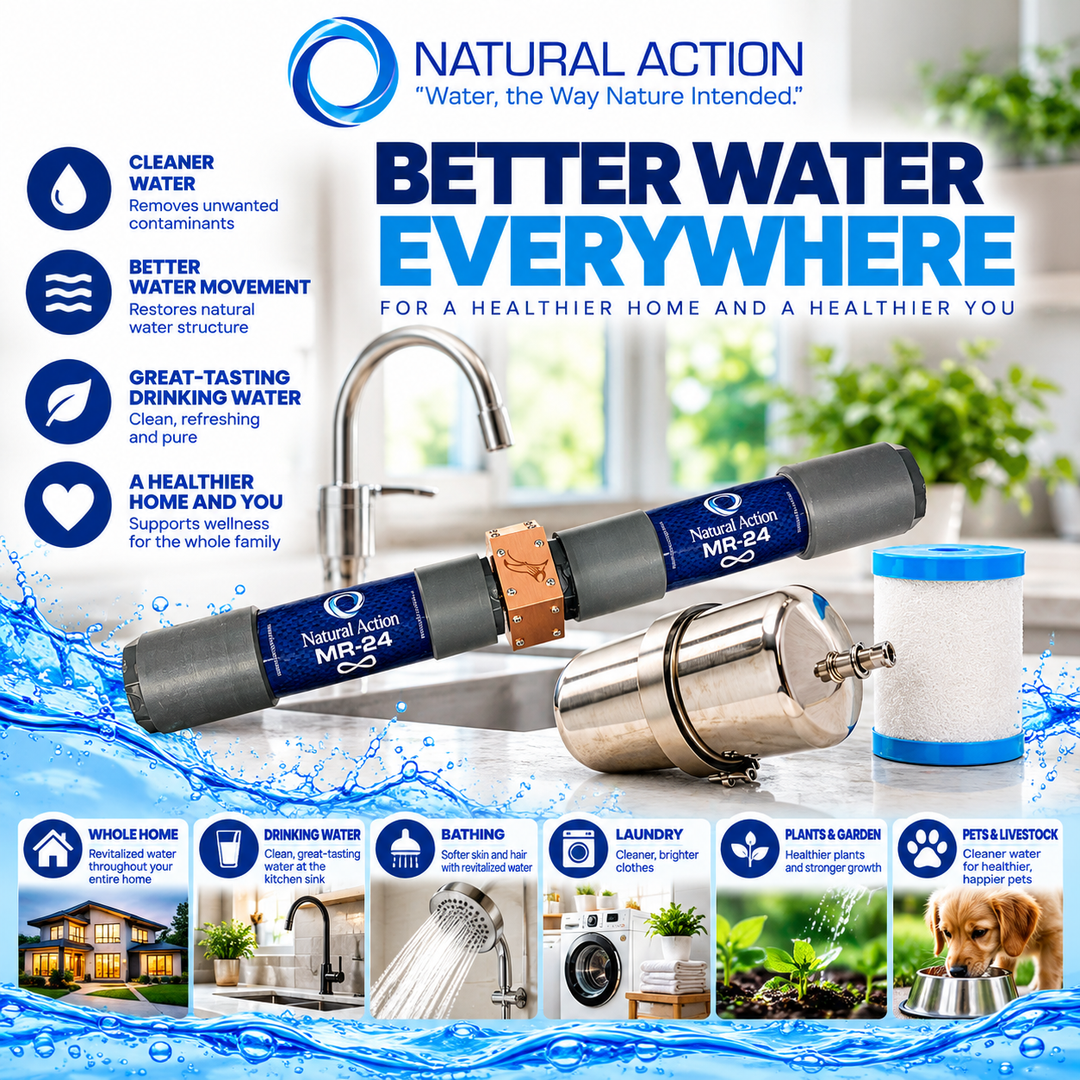 MagnaRay Advanced Structured Water System with Under Sink Filtration
