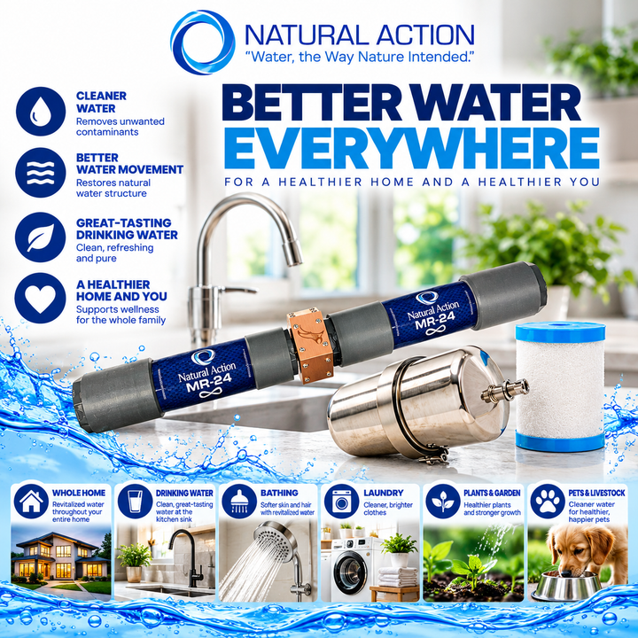 MagnaRay Advanced Structured Water System with Under Sink Filtration