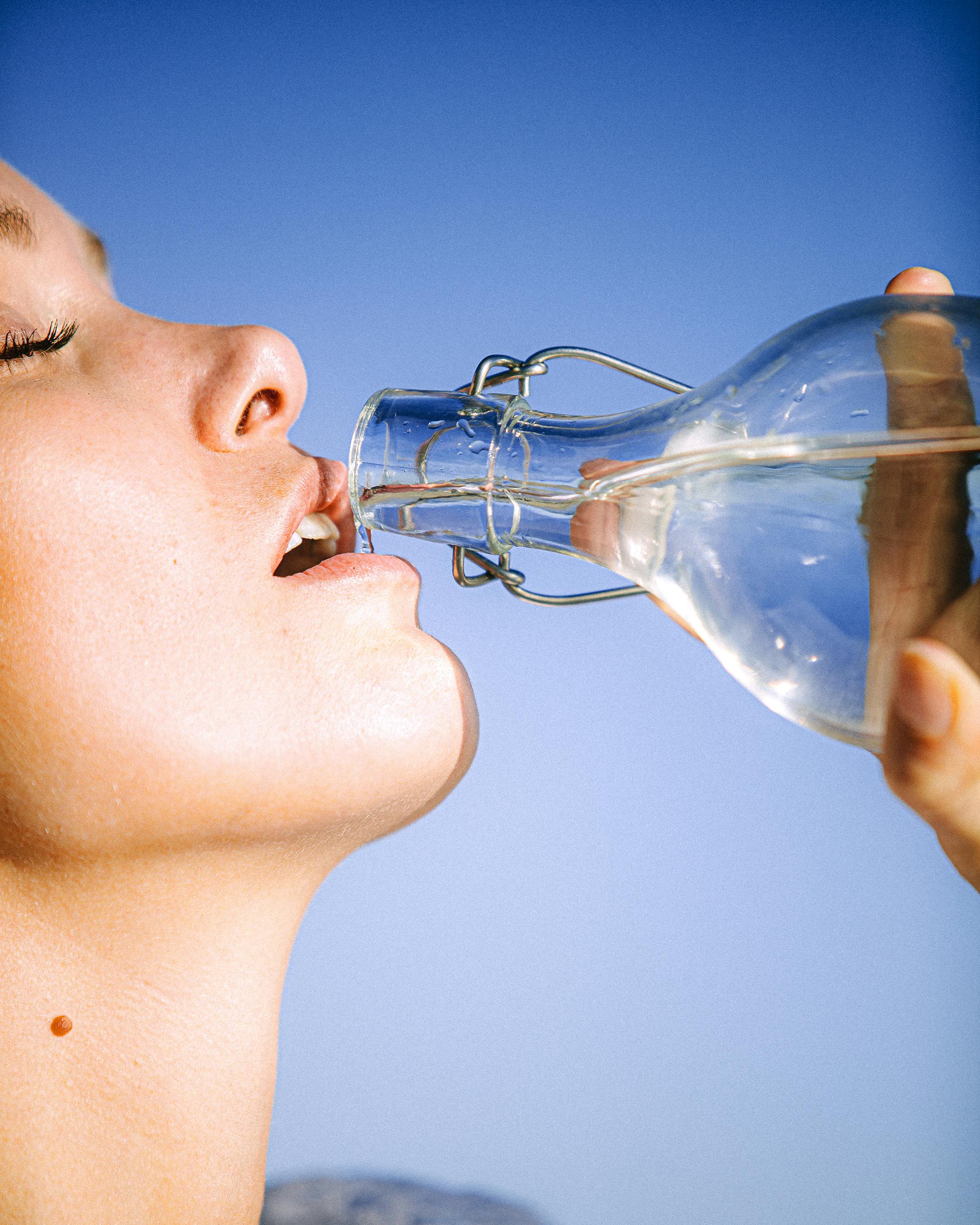 Natural ActionDrinking revitalized water