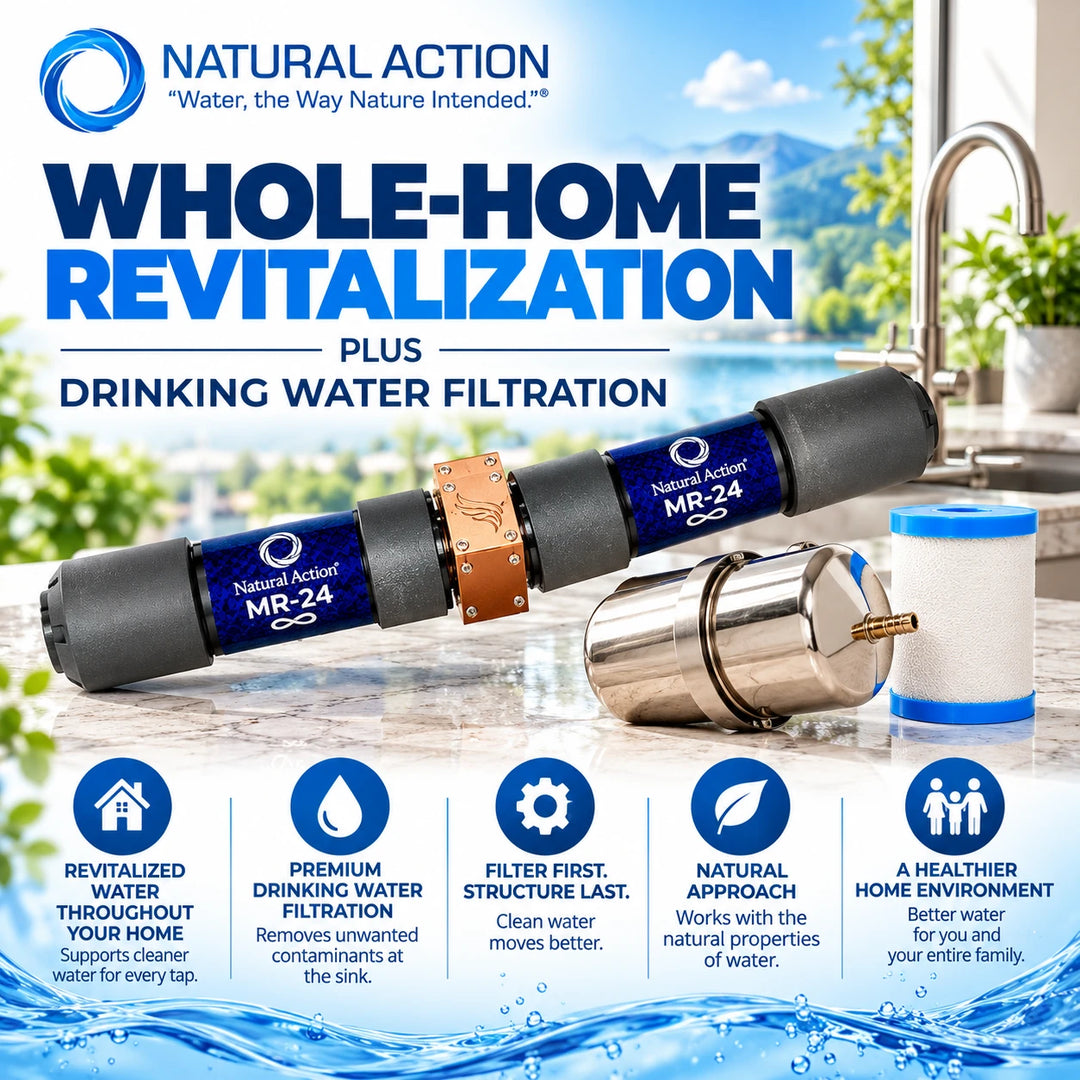 MagnaRay Advanced Structured Water System with Under Sink Filtration