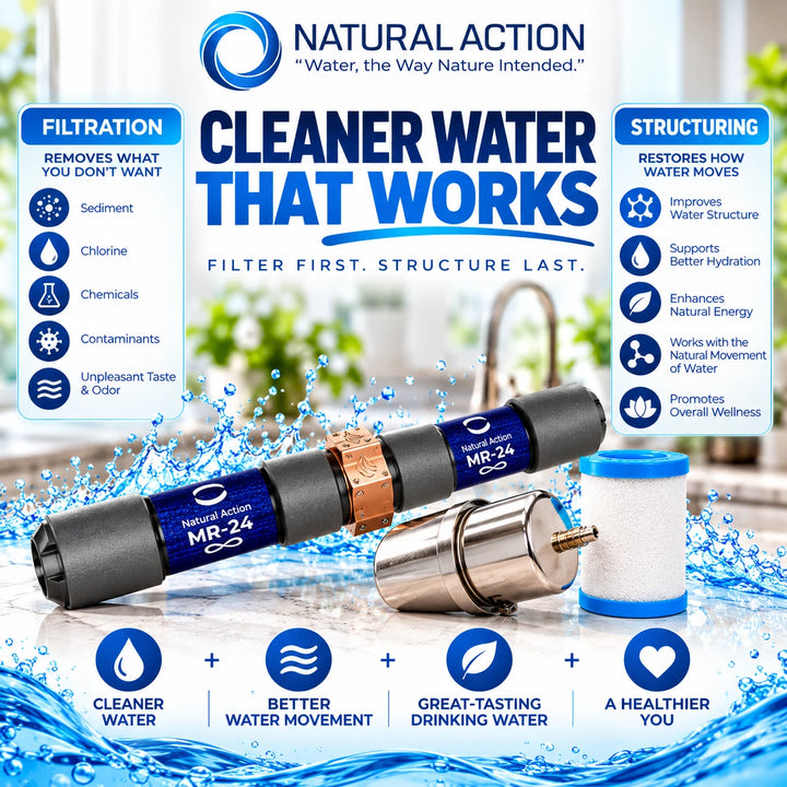 MagnaRay Advanced Structured Water System with Under Sink Filtration