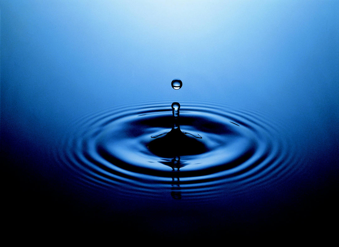 Natural Action dark blue water drop