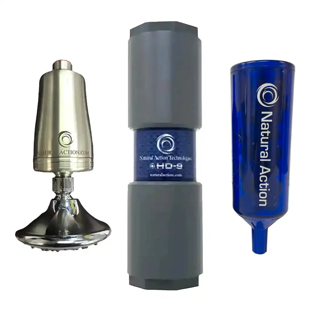 Natural Action Renter's Bundle - Under Sink, Shower and Portable