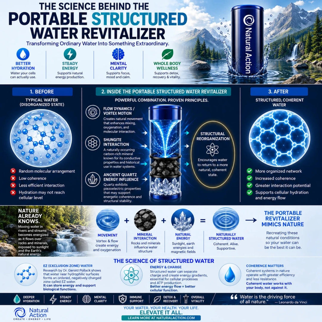 Portable Structured Water Revitalizer