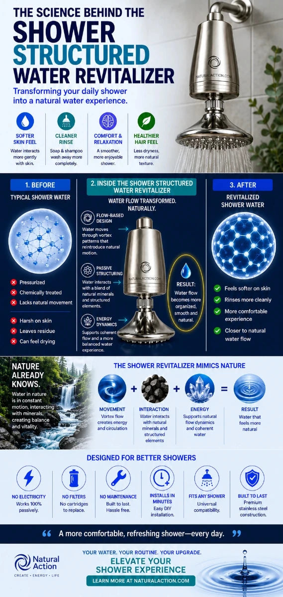 Shower Structured Water Revitalizer