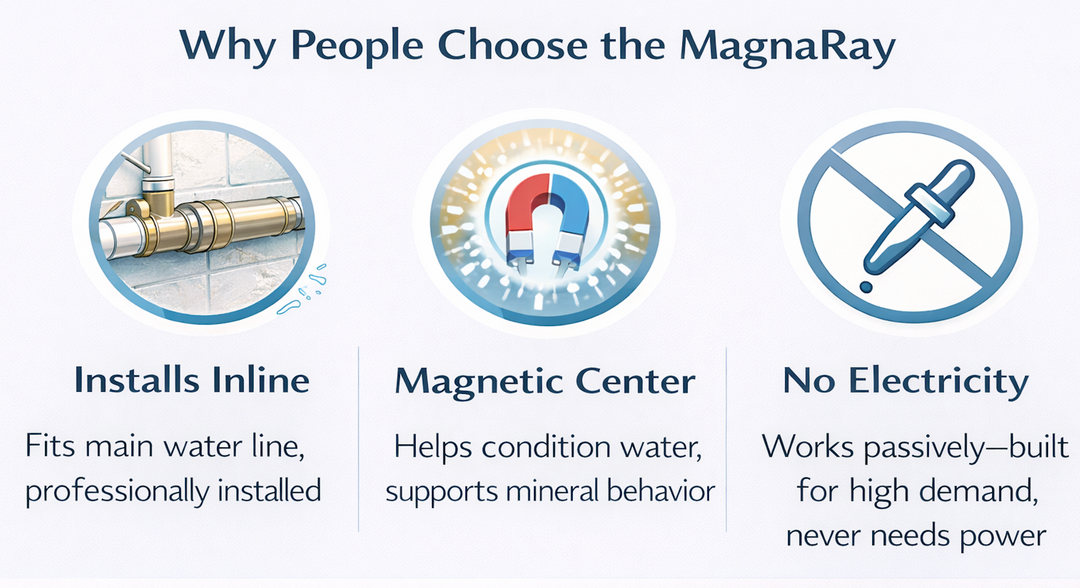 MagnaRay Advanced Revitalizer with Under Sink Filtration