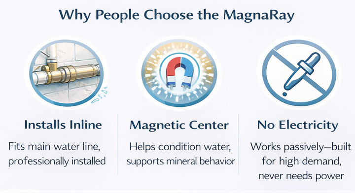 MagnaRay Advanced Revitalizer with Under Sink Filtration
